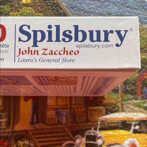 Spilsbury 500-Piece Puzzle - Laura’s General Store with Classic Yellow Car - Picture 3 of 10